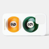 Coques Case-Mate iPhone SlipperyJoe's 69 table de billard dur deux billiar (Verso (horizontal))