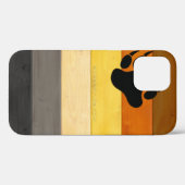 Coques Case-Mate iPhone SlipperyJoe's Bear Pride drapeau de la texture du (Verso (horizontal))