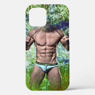 Case-Mate iPhone Case SlipperyJoe's blanc musculaire sexy homme speedo n