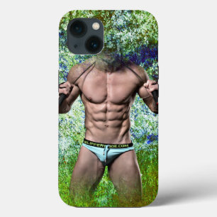 Case-Mate iPhone Case SlipperyJoe's homme adulte très musclé torse nu 