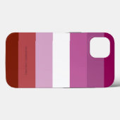 Coques Case-Mate iPhone SlipperyJoe's lesbian pride flag feminine communit (Verso (horizontal))