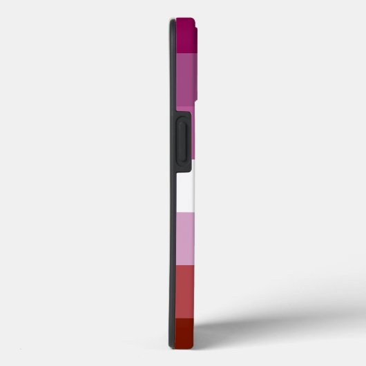 Coques Case-Mate iPhone SlipperyJoe's lesbian pride flag feminine communit (Verso / Droite)