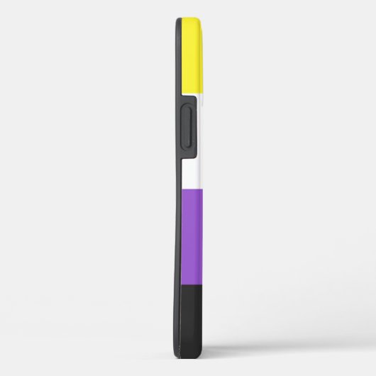 Coques Case-Mate iPhone SlipperyJoe's Nonbinary Pride Drapeau gay cadeaux  (Verso / Droite)