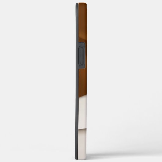 Coques Case-Mate iPhone Sloping beige triangle with shadow, smooth style (Verso / Droite)