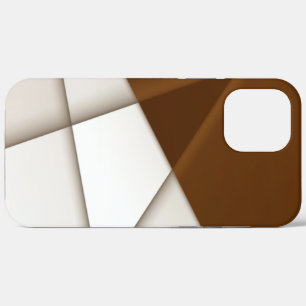 Case-Mate iPhone Case Sloping beige triangle with shadow, smooth style
