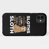 Coques Case-Mate iPhone Sloth Animals Les fentes sont géniales (Dos (Horizontal))