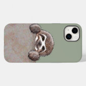 Coques Case-Mate iPhone Sloth KiniArt (Verso (horizontal))