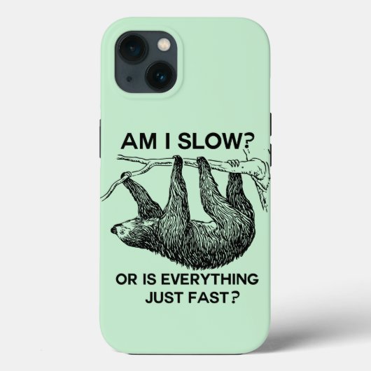 Coques Case-Mate iPhone Sloth suis-je lent ? (Verso)