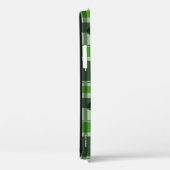 Coques Case-Mate iPhone SLYTHERIN™ Tartan Plaid Motif (Verso / Droite)