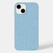 Coques Case-Mate iPhone Small blue squares. (Verso)