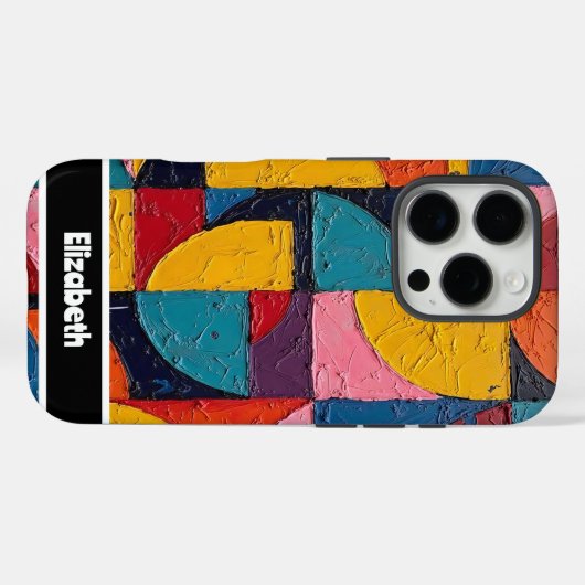 Coques Case-Mate iPhone Smartphone Abstrait Impasto (Verso (horizontal))