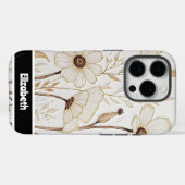 Coques Case-Mate iPhone Smartphone floral Impasto texturé (Verso (horizontal))