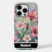 Coques Case-Mate iPhone Smartphone Jardin Floral Peint Vibrant (Verso)