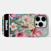 Coques Case-Mate iPhone Smartphone Jardin Floral Peint Vibrant (Verso (horizontal))