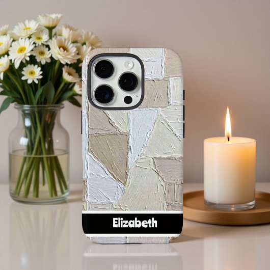 Coques Case-Mate iPhone Smartphone neutre Impasto texturé