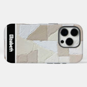 Coques Case-Mate iPhone Smartphone neutre Impasto texturé (Verso (horizontal))
