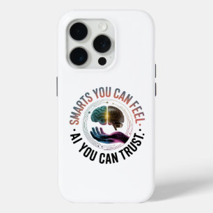 Coque iPhone 15 Pro Smarts Vous Pouvez Sentir - AI Cerveau Futuriste D