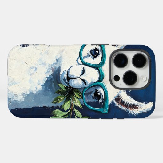 Coques Case-Mate iPhone Smarty Llama Chic (Verso (horizontal))