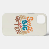 Coques Case-Mate iPhone Smile Big Laugh Souvent : Joyeux (Verso (horizontal))