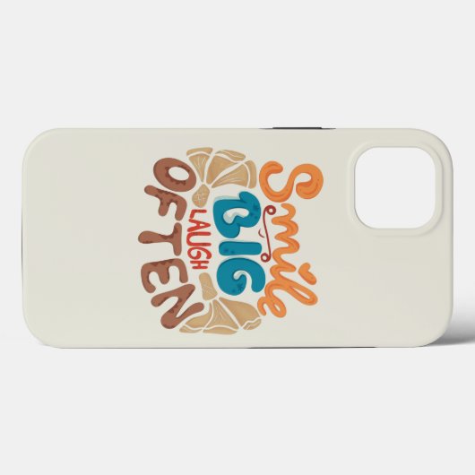 Coques Case-Mate iPhone Smile Big Laugh Souvent : Joyeux (Verso (horizontal))