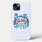 Coques Case-Mate iPhone Smile Big Laugh Souvent : Message réconfortant (Verso)