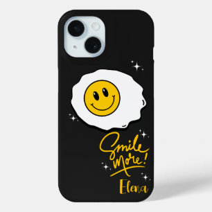 Coque Pour iPhone 15 Smile côté soleil personnalisable