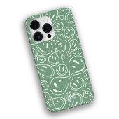 Coques Case-Mate iPhone Smile Motif Sage Bridesmaid Groomsmen Moderne