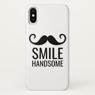 Case-Mate iPhone Case SMILE & Mustache COLORIZE Arrière - plan iPhone X