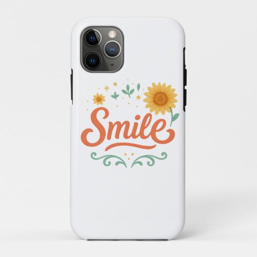 Coques Case-Mate iPhone Smile Sunflower iPhone 11 Pro Case | Positive Vibe (Dos)