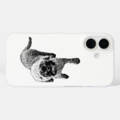 Coques Case-Mate iPhone Smiling Lagotto Case – Curly Dog Stride (Verso (horizontal))