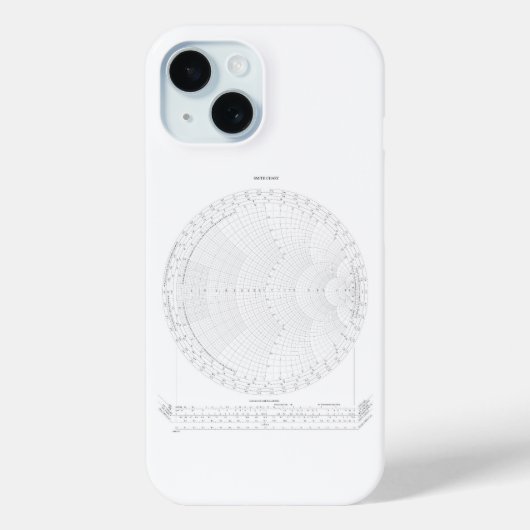 Coques Case-Mate iPhone Smith Chart Radio Frequency Engineering (Verso)