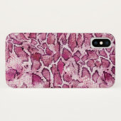 Coques Case-Mate iPhone Snakeskin rose (Dos (Horizontal))