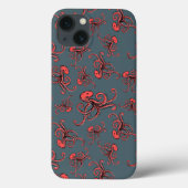 Coques Case-Mate iPhone Sneaky Octopus Pattern (Verso)