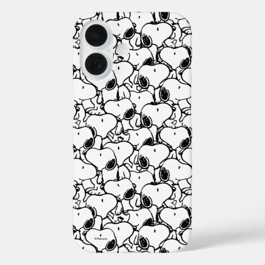 Coques Case-Mate iPhone Snoopy Classic Comics Pattern (Verso)