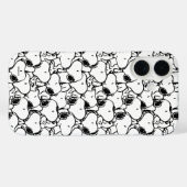Coques Case-Mate iPhone Snoopy Classic Comics Pattern (Verso (horizontal))