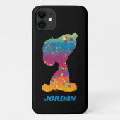Coques Case-Mate iPhone Snoopy Rainbow Graffiti Silhouette (Dos)