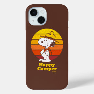 Coque Pour iPhone 15 Snoopy   Scout Beagle - Happy Camper