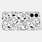 Coques Case-Mate iPhone Snoopy Smile Giggle Lauder Motif (Verso (horizontal))