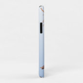 Coques Case-Mate iPhone Snowbirds sur une branche hivernale dénudée (Dos/Droite)