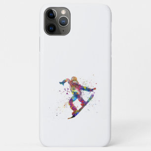 Case-Mate iPhone Case Snowboard en aquarelle