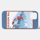 Coques Case-Mate iPhone Snowboarder - Les Rocheuses (Verso (horizontal))