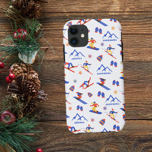 Case-Mate iPhone Case Snowbowl Arizona Mountain Ski Motif de snowboard