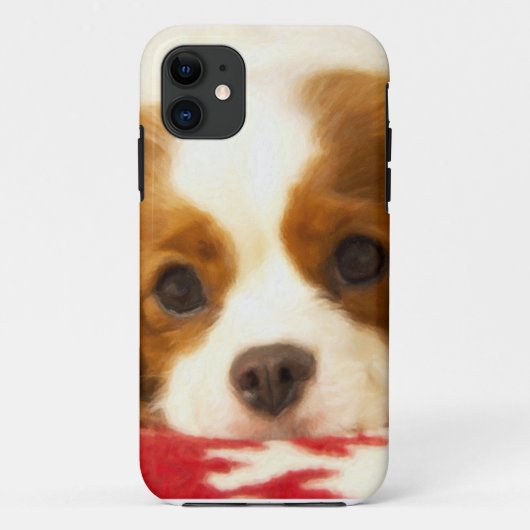 Coques Case-Mate iPhone Snowflake Cavalier King Charles Spaniel (Dos)