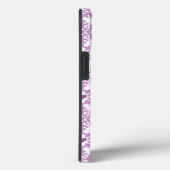 Coques Case-Mate iPhone Snowflake Heart Pattern - Custom name Case-Mate iP (Verso / Droite)