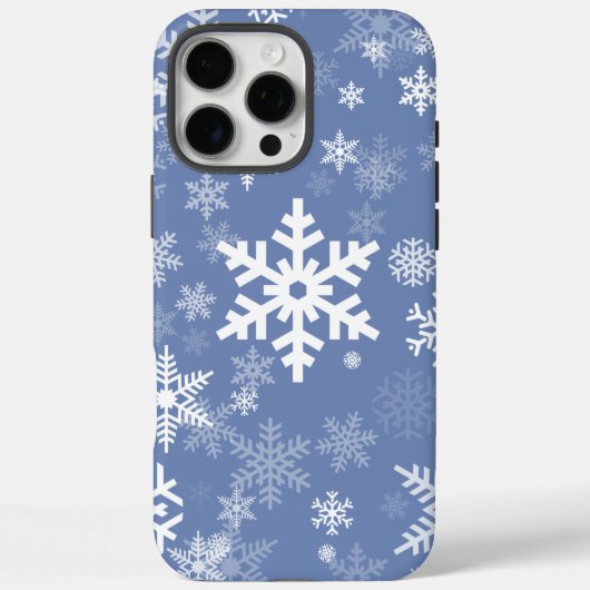 Coques Case-Mate iPhone Snowflakes Personnaliser graphique Arrière - plan  (Verso)
