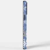 Coques Case-Mate iPhone Snowflakes Personnaliser graphique Arrière - plan  (Verso / Droite)