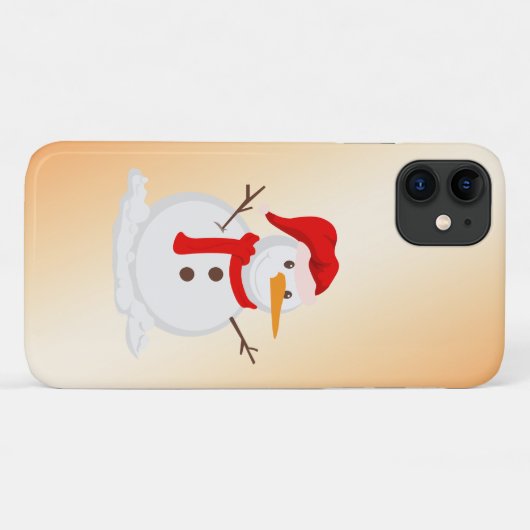 Coques Case-Mate iPhone Snowman (Dos (Horizontal))