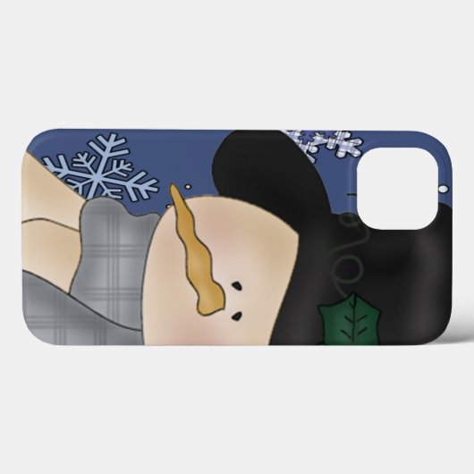 Coques Case-Mate iPhone Snowman (Verso (horizontal))