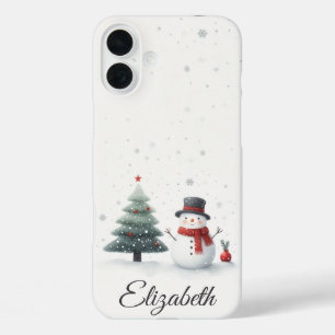 Coques iPhone 16 Plus Snowman et À feuillage persistant