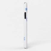 Coques Case-Mate iPhone Snowman et Snowflakes d'hiver (Dos/Droite)